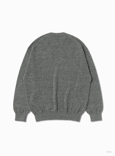 Men's WASHED HIGH COUNT LINEN CREW NECK | batoner_oversea_stor