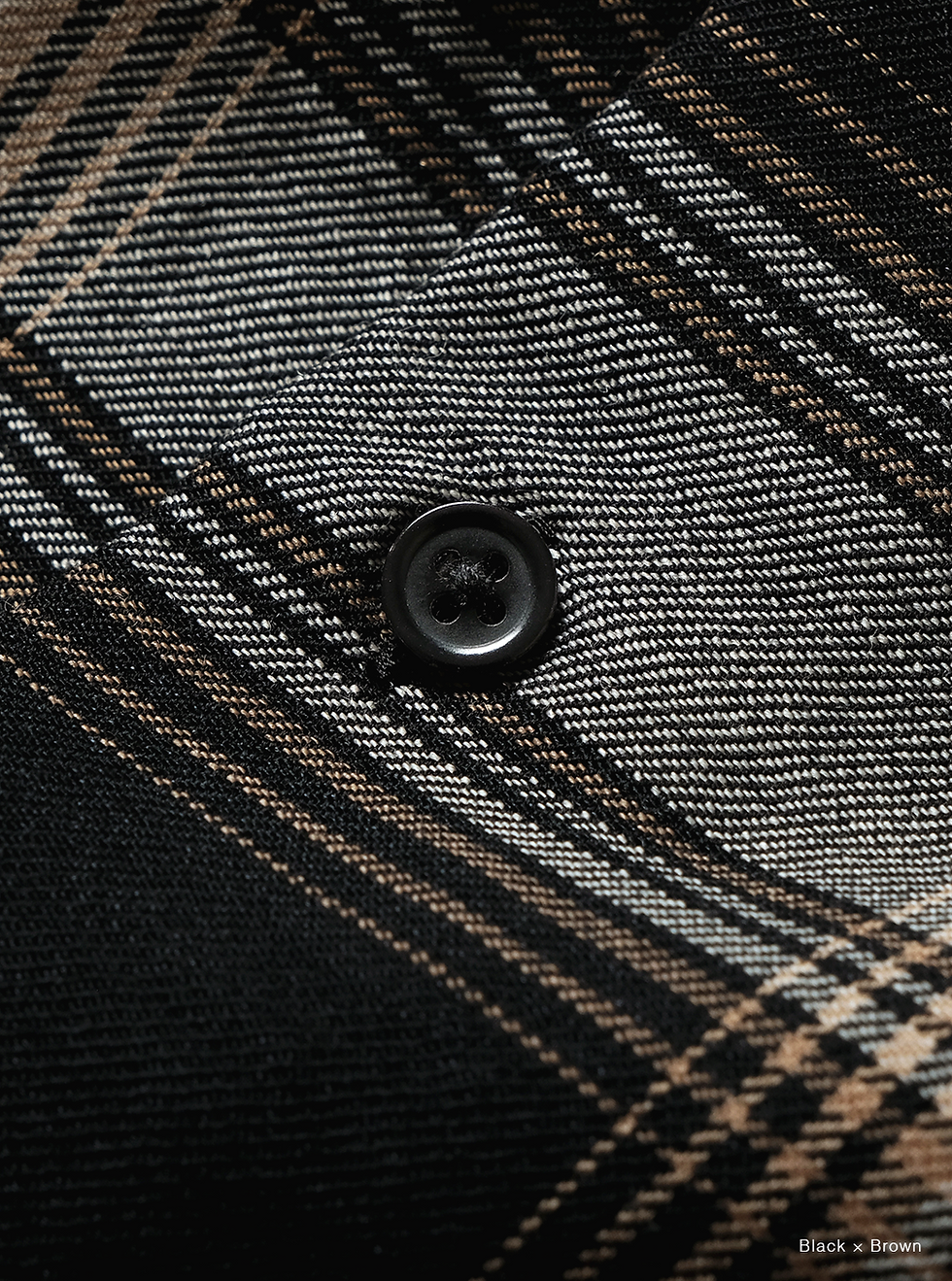 Thumbnail: Men's OMBRE CHECK BAND COLLAR SHIRT