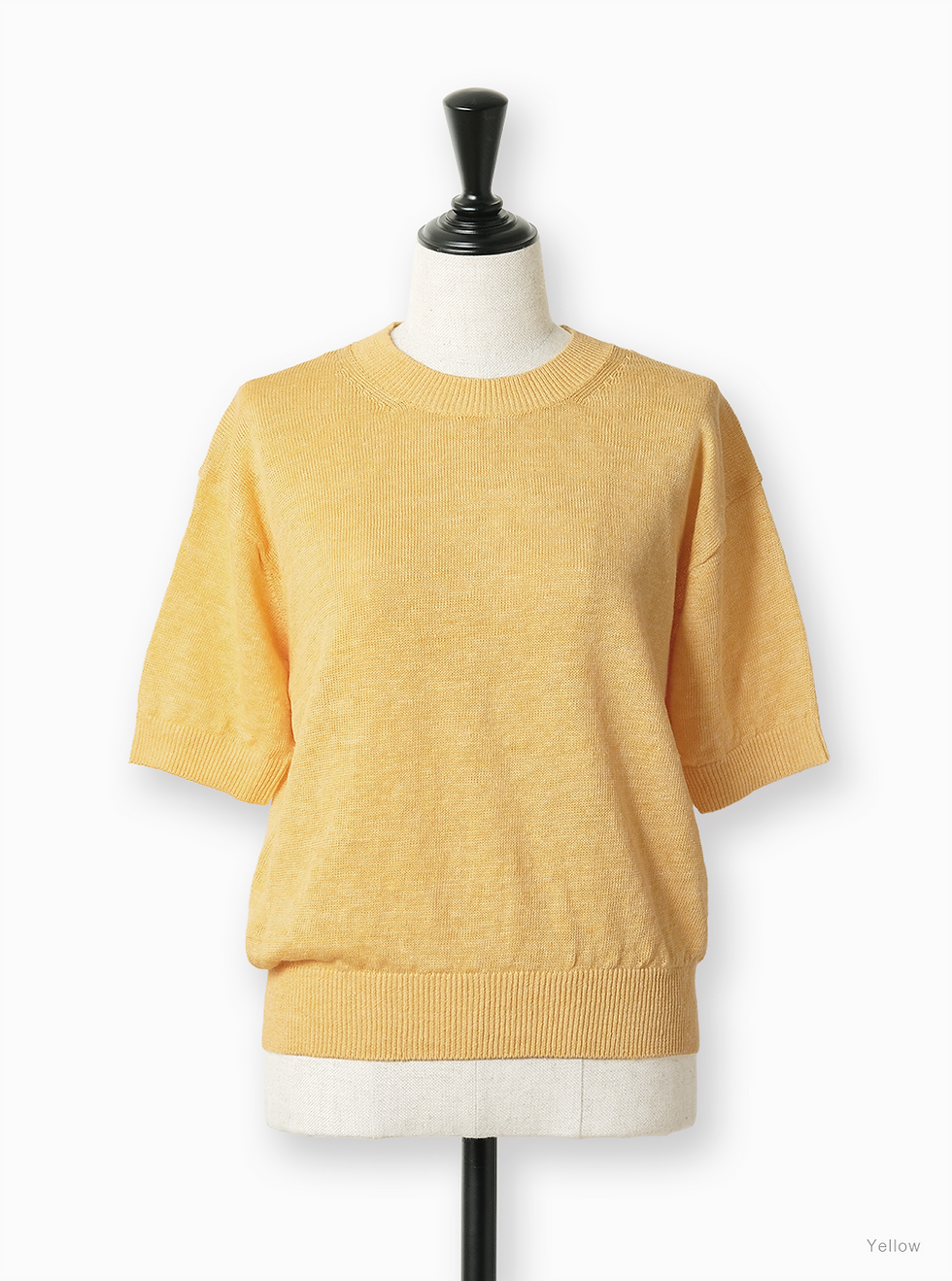 Thumbnail: Women's WASHED HIGH COUNT LINEN CREW NECK SHORT SLEEVE