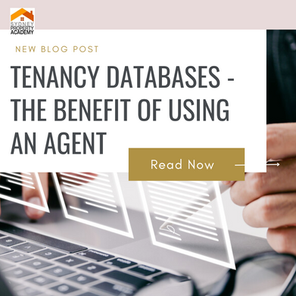 TENANCY DATABASES - THE BENEFIT OF USING AN AGENT