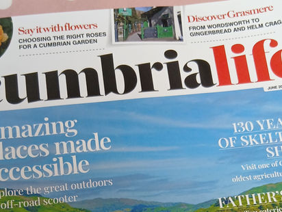 Hello to the readers of Cumbria Life!