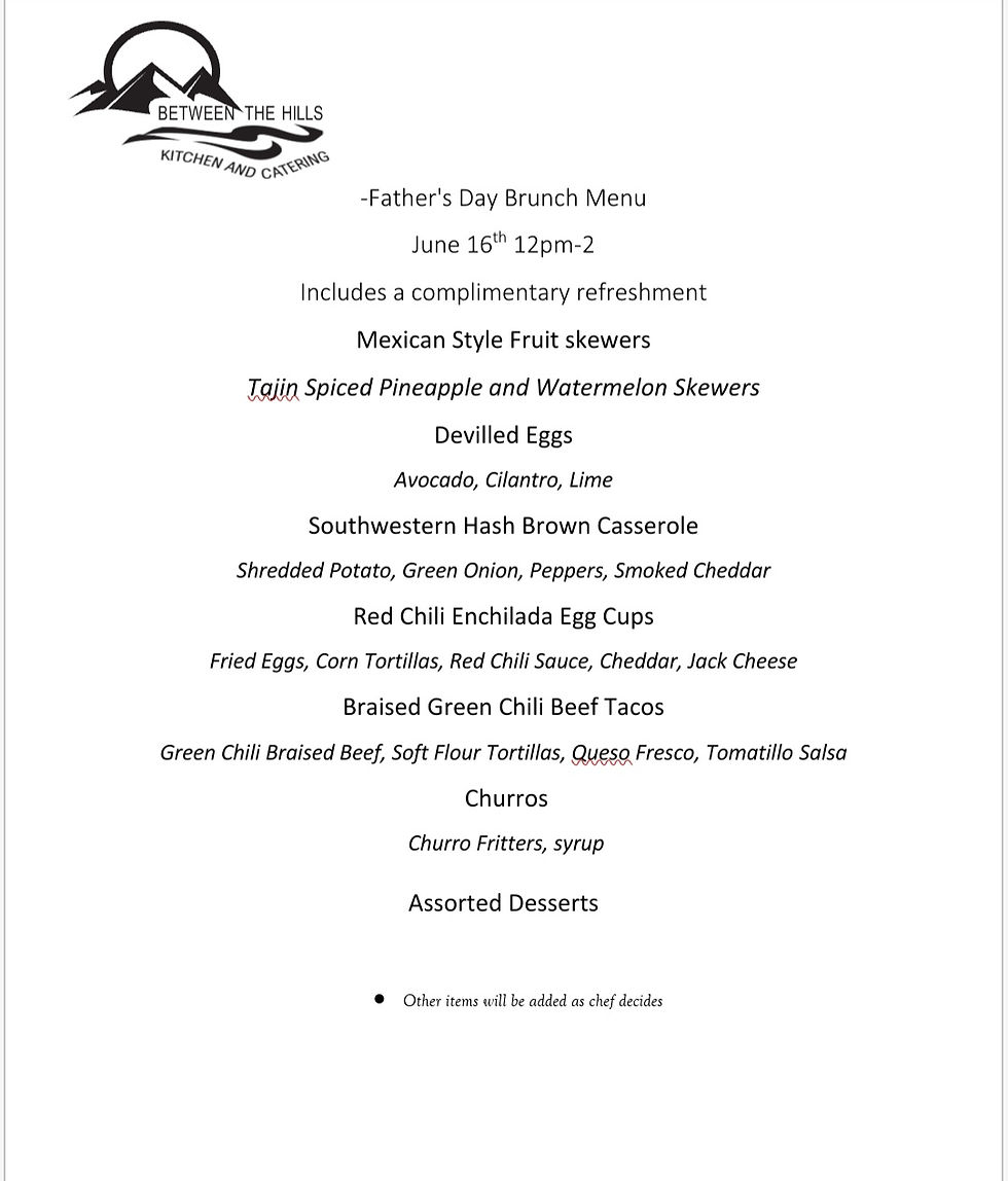 Father's Day Brunch @Kalero 💙