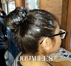 GH Glitter in Black Hair looks so pretty JOVABEES