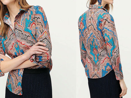Slim Perfect Shirt in Ratti® Mediterranean Paisley