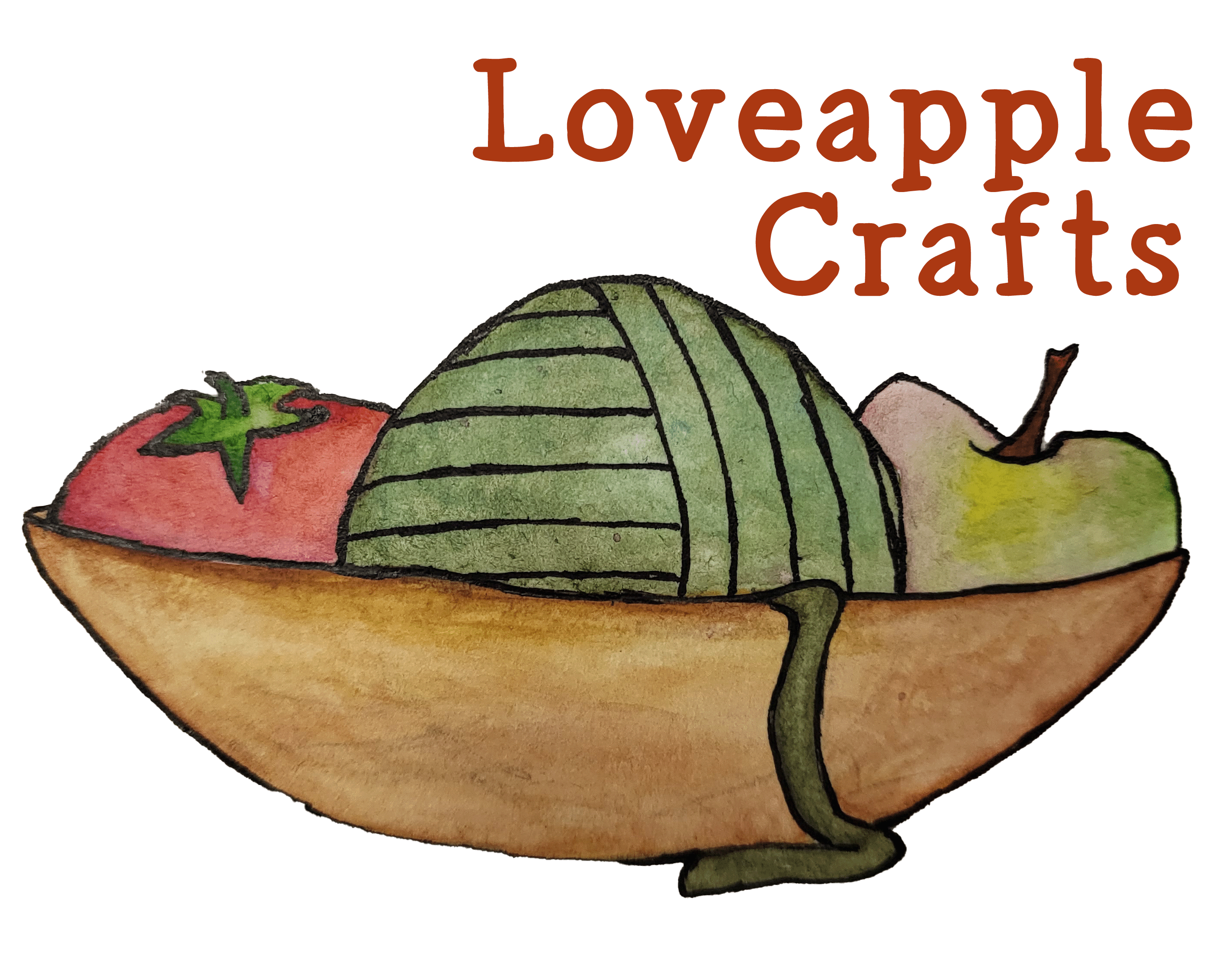 Loveapple crafts logo