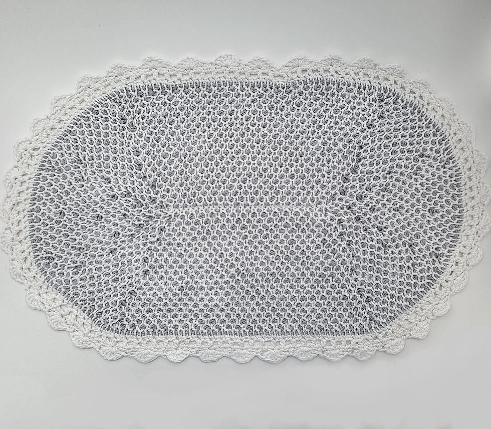 Thumbnail: Honeycomb Tunisian placemat pattern top view