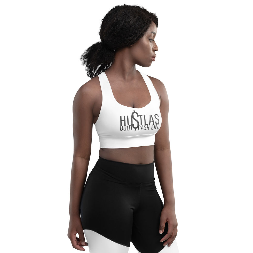 Thumbnail: Recycled Longline Sports Bra