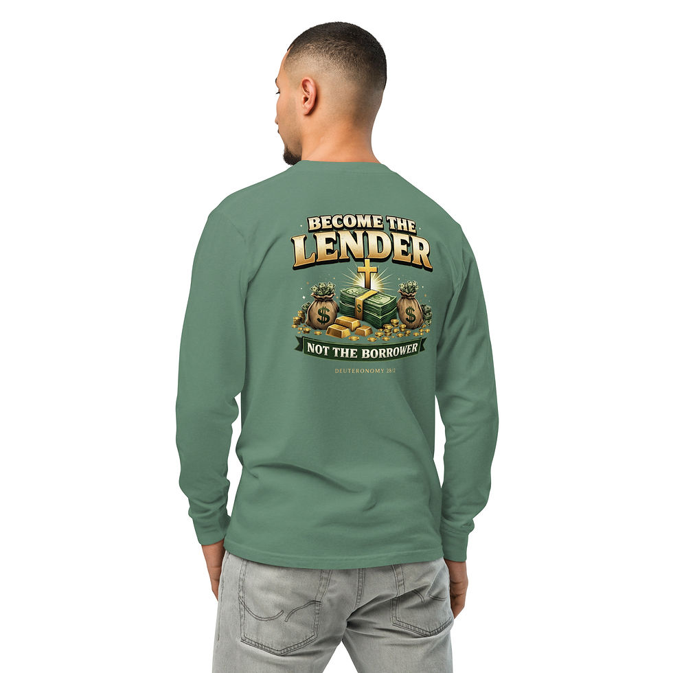 Thumbnail: Lender Garment-dyed heavyweight long-sleeve shirt copy copy
