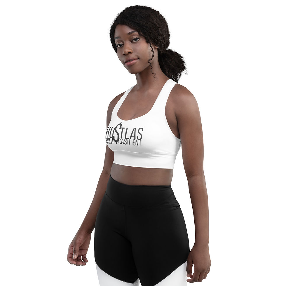 Thumbnail: Recycled Longline Sports Bra