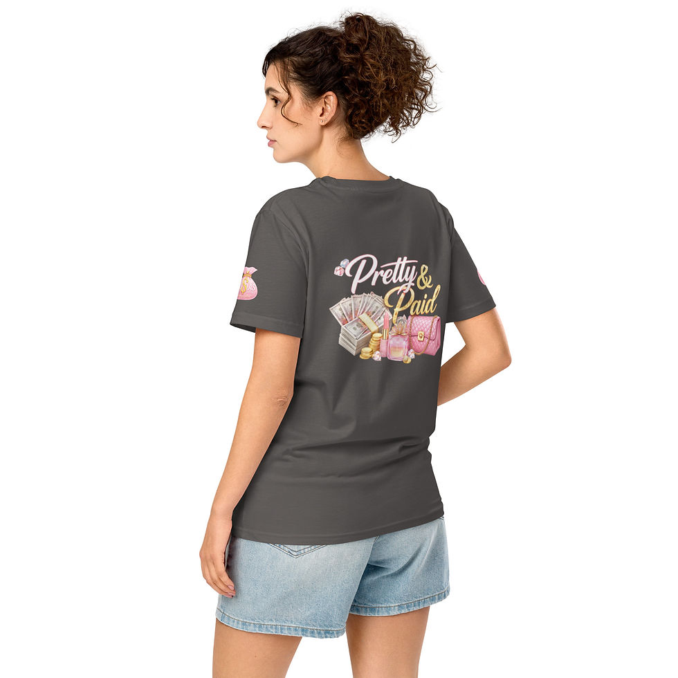 Thumbnail: Pretty & Paid unisex organic mid-light t-shirt