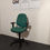 Thumbnail: Green Operator Chair with Adjustable Arms