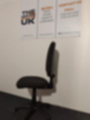 Comfort Ergo 1-Lever Operator Black Fabric Chair