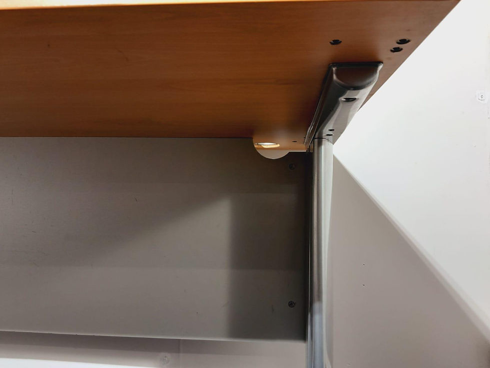 Thumbnail: Beech Straight Rectangular Desk