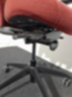 Thumbnail: Komac High Back Operators Maroon Fabric Chair