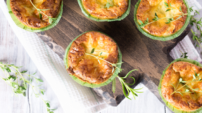 Lauch und Gouda Mini Quiches