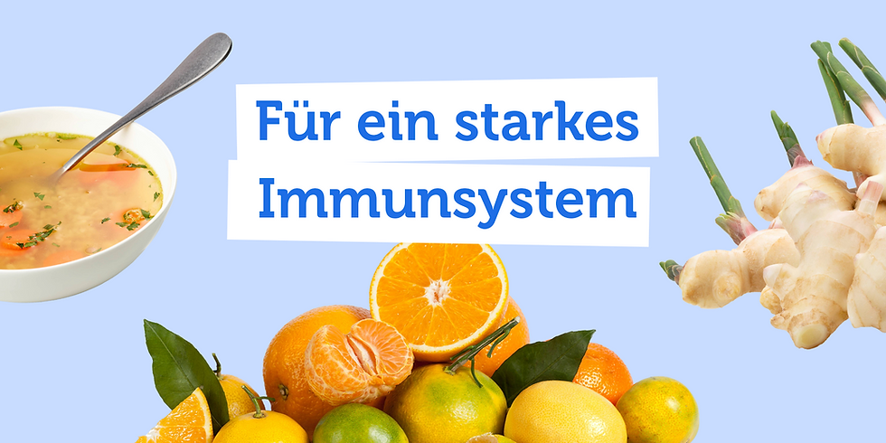 Für ein starkes Immunsystem: Brühe, Zitrusfrüchte, Ingwer