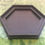 Thumbnail: Hexagon wooden base for Hexagon Glass Terrarium planter