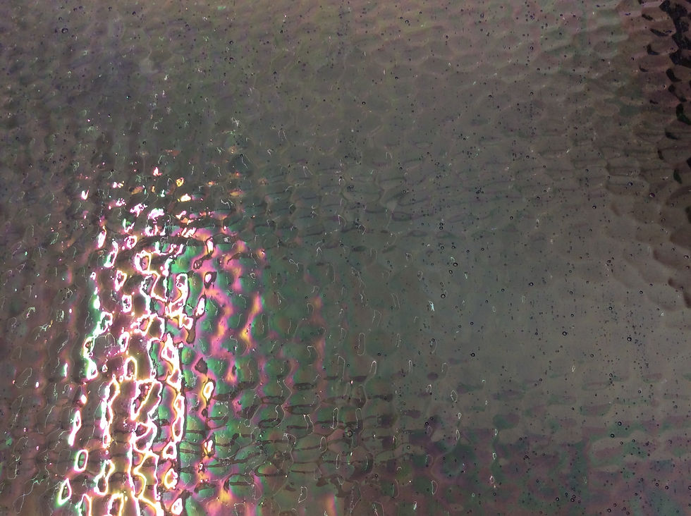 Thumbnail: Light Blue hammered irridised