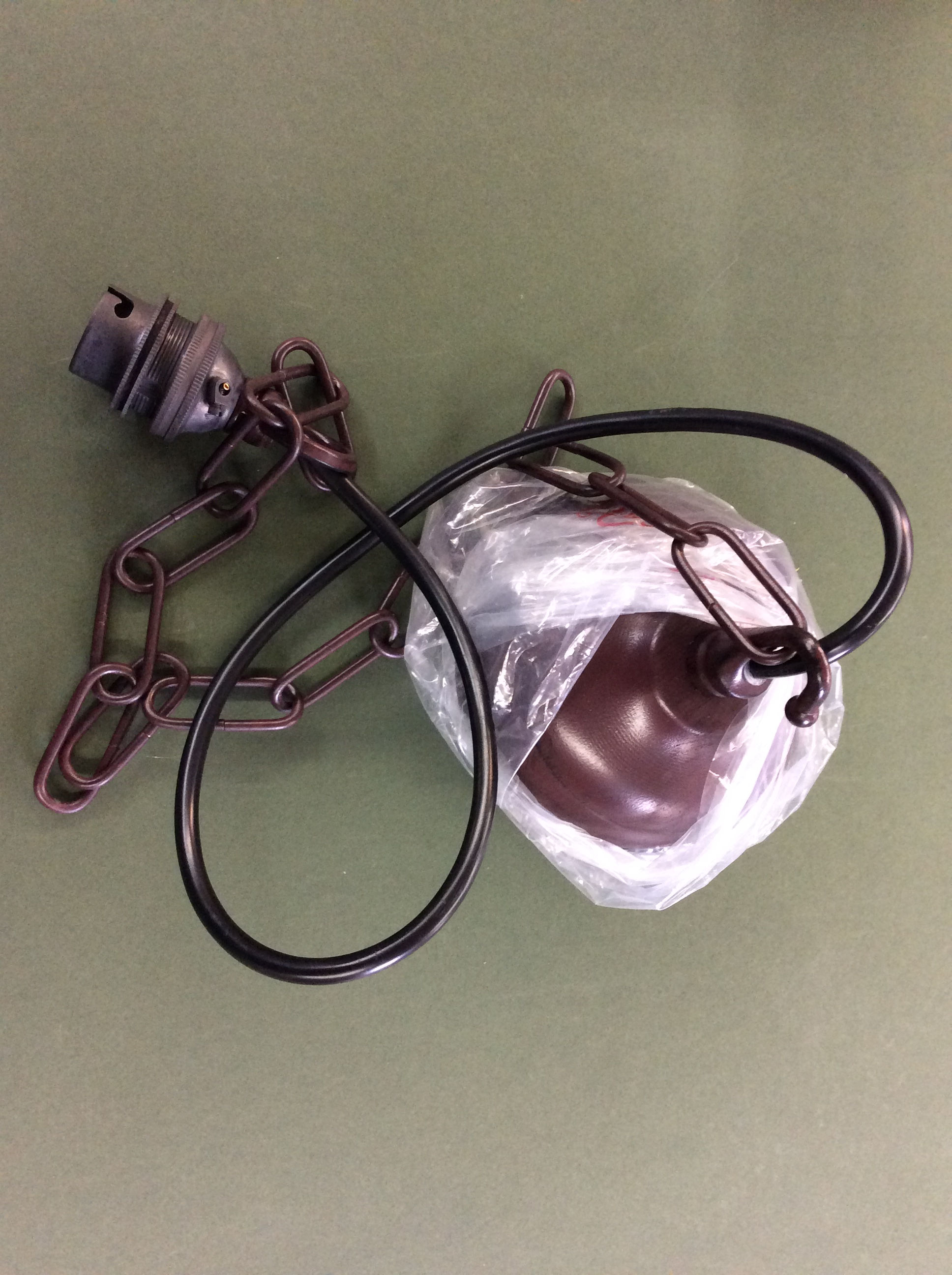 Pendant Suspension complete Antique finish