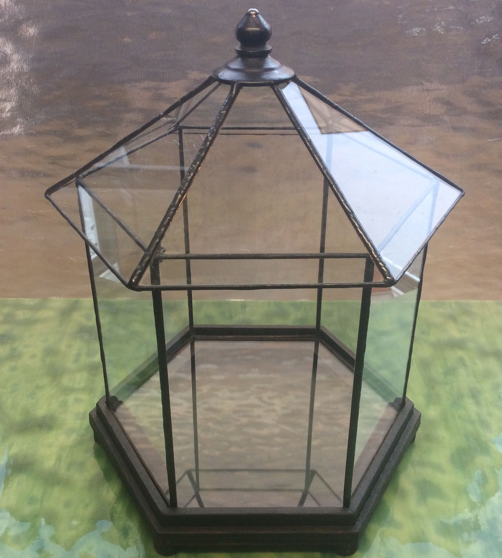 Hexagon Terrarium planter MDF pattern precision cut