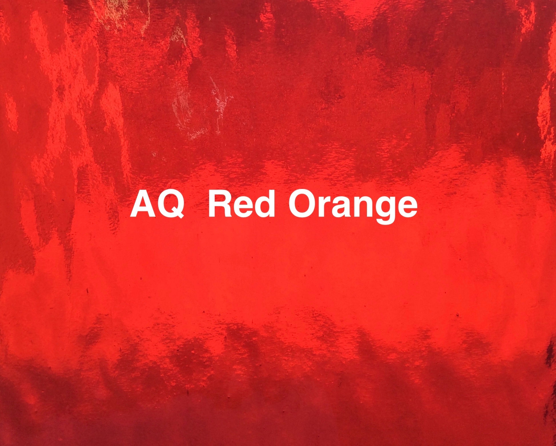 Aqualite water glass red / orange