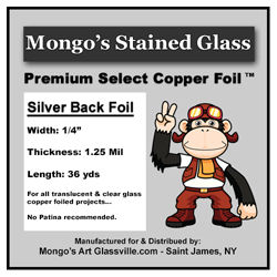 Mongo’s 1/4 Silver backed copper foil 1.25 mil