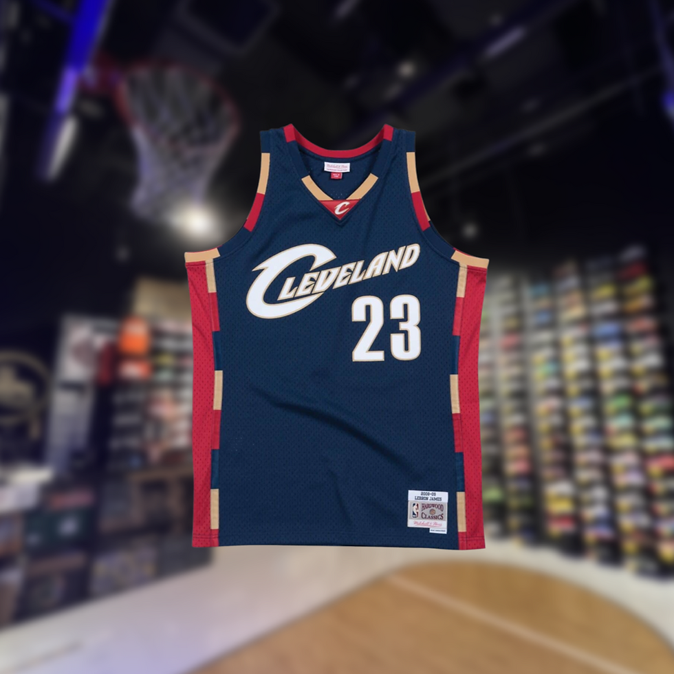Thumbnail: Mitchell & Ness NBA Cavaliers Alternate 08-09 LeBron James Swingman Jersey