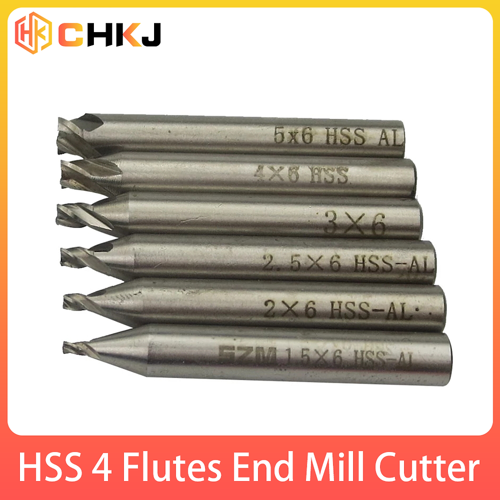 Thumbnail: CHKJ Locksmith Tool Milling Cutter Drill Bit 1/1.2/1.5/2/2.5/3/4/5mm HSS End Mil
