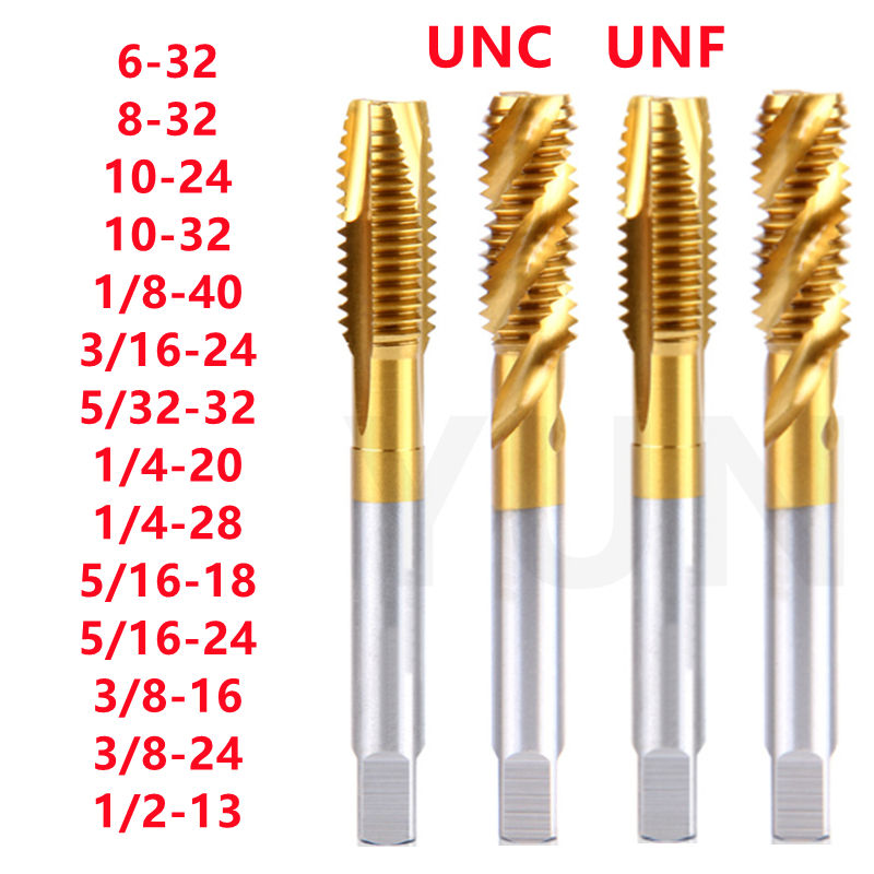 Spiral Straight Groove Flat-head Pointed Tapping 1/8 3/16 5/32 1/4 5/16 3/8 1/2