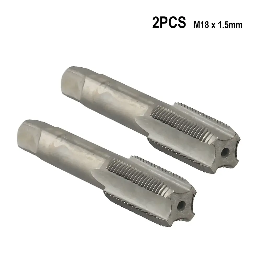 Thumbnail: 2pcs HSS Right/Left Hand Thread Tap 9/16''-20 TPI For Bike Crank Repair Tools 1/
