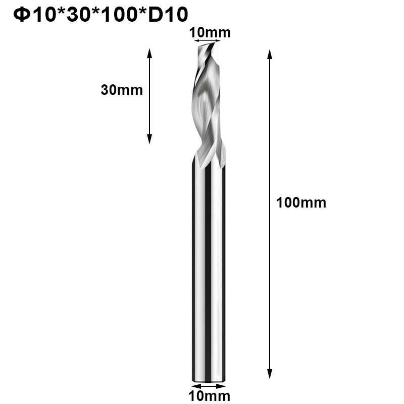 Thumbnail: 1pc One Flute HSS High Speed Steel Aluminum Copper Milling Cutter aluminum alloy