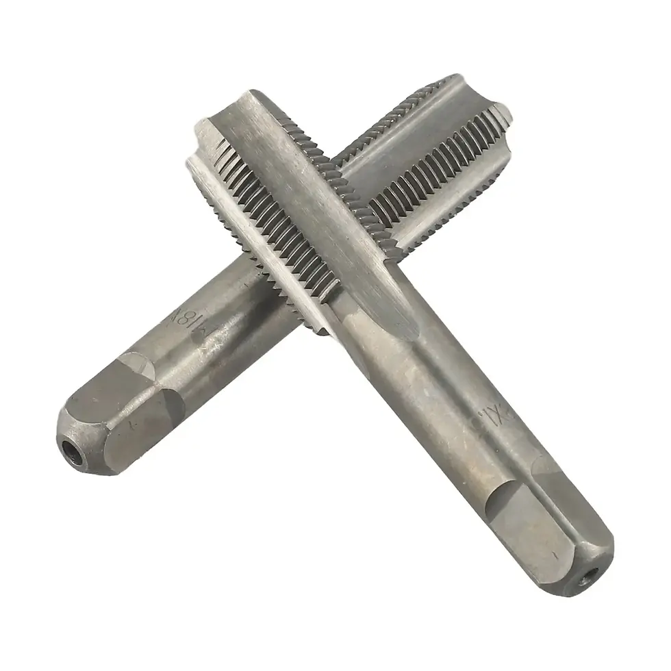 Thumbnail: 2pcs HSS Right/Left Hand Thread Tap 9/16''-20 TPI For Bike Crank Repair Tools 1/