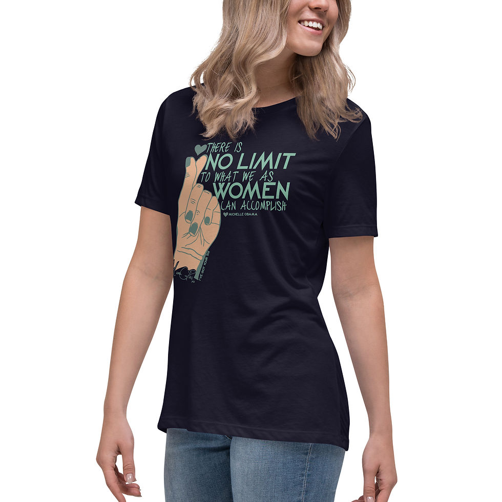 Thumbnail: Mama Gids || No Limits || Women's Relaxed T-Shirt