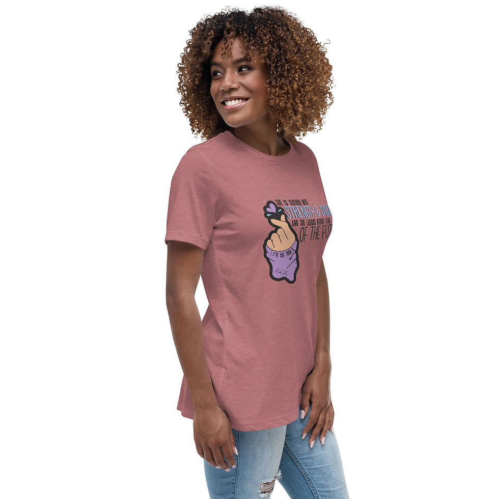 Thumbnail: Mama Gids || Strength & Dignity || Women's Relaxed T-Shirt