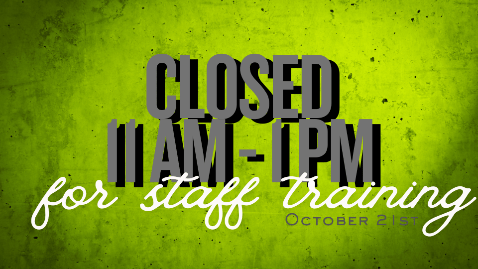 Monthly Clinic Closure for Staff Training