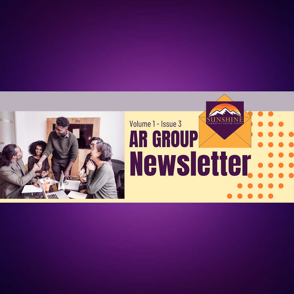 Sunshine's AR Group Newsletter - Volume 1 Issue 3