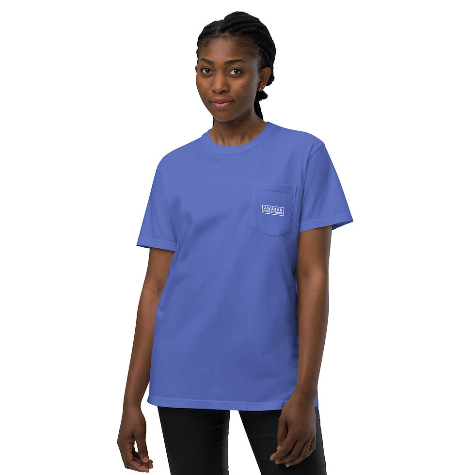 Thumbnail: Awaken Productions AW05 || Unisex garment-dyed pocket t-shirt