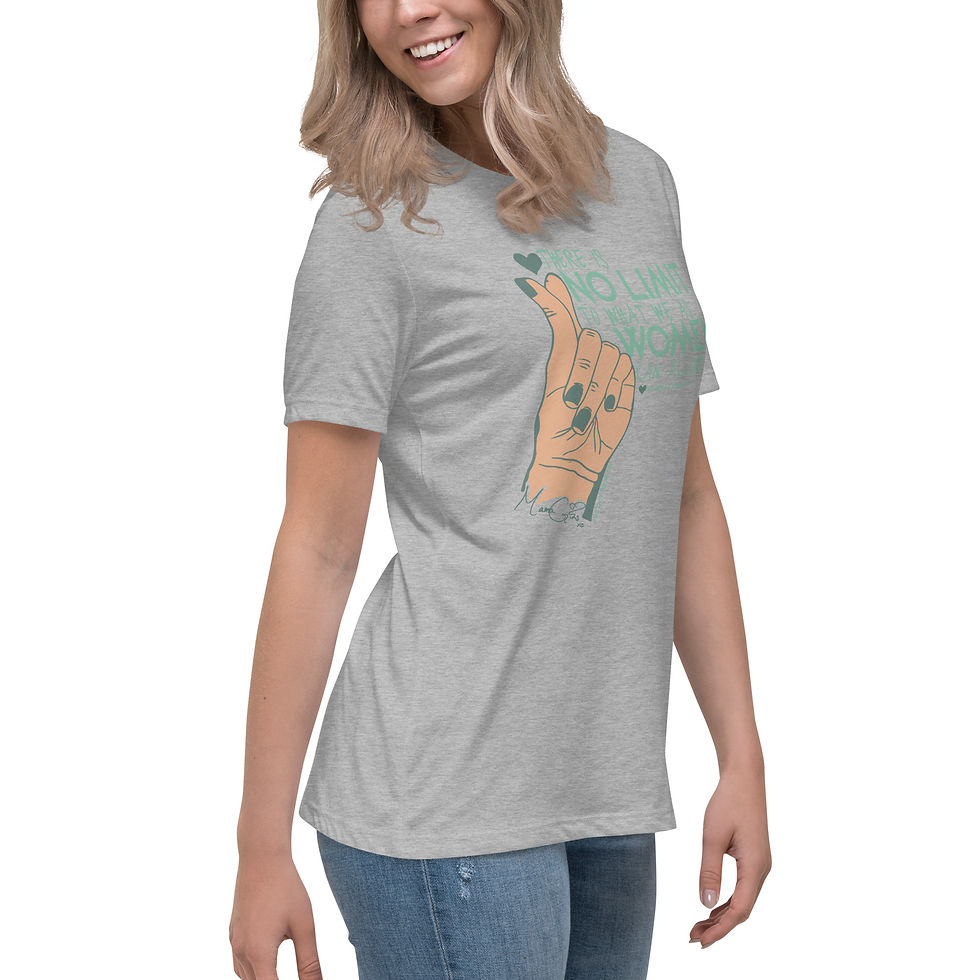 Thumbnail: Mama Gids || No Limits || Women's Relaxed T-Shirt