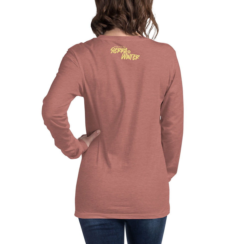 Thumbnail: Mama Gids || God is with Her || Unisex Long Sleeve Tee