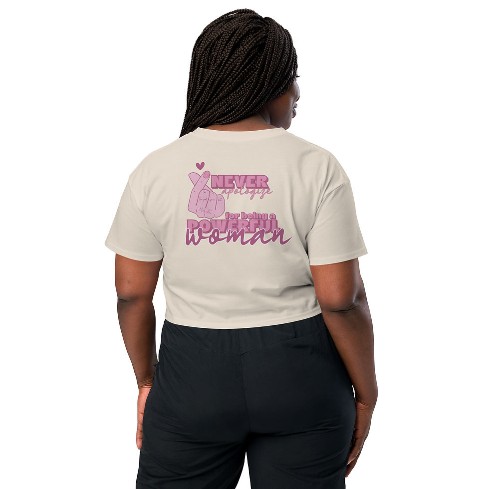 Thumbnail: Mama Gids || Never Apologize || Women’s crop top