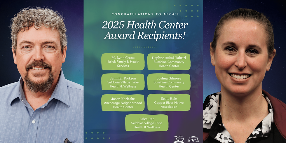 Celebrating Excellence in Community Health: APCA Honors Daphne and Joshua