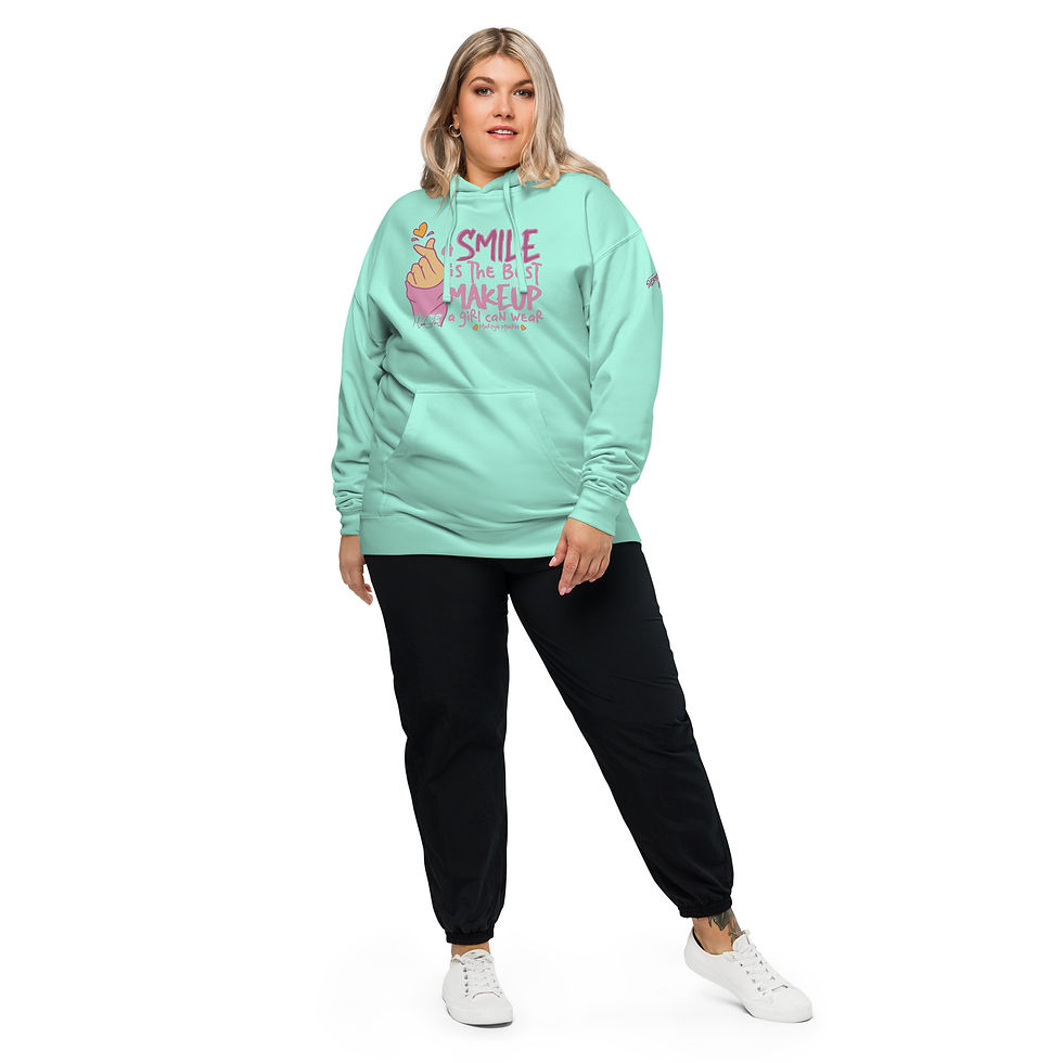 Thumbnail: Mama Gids || Smile || Unisex midweight hoodie