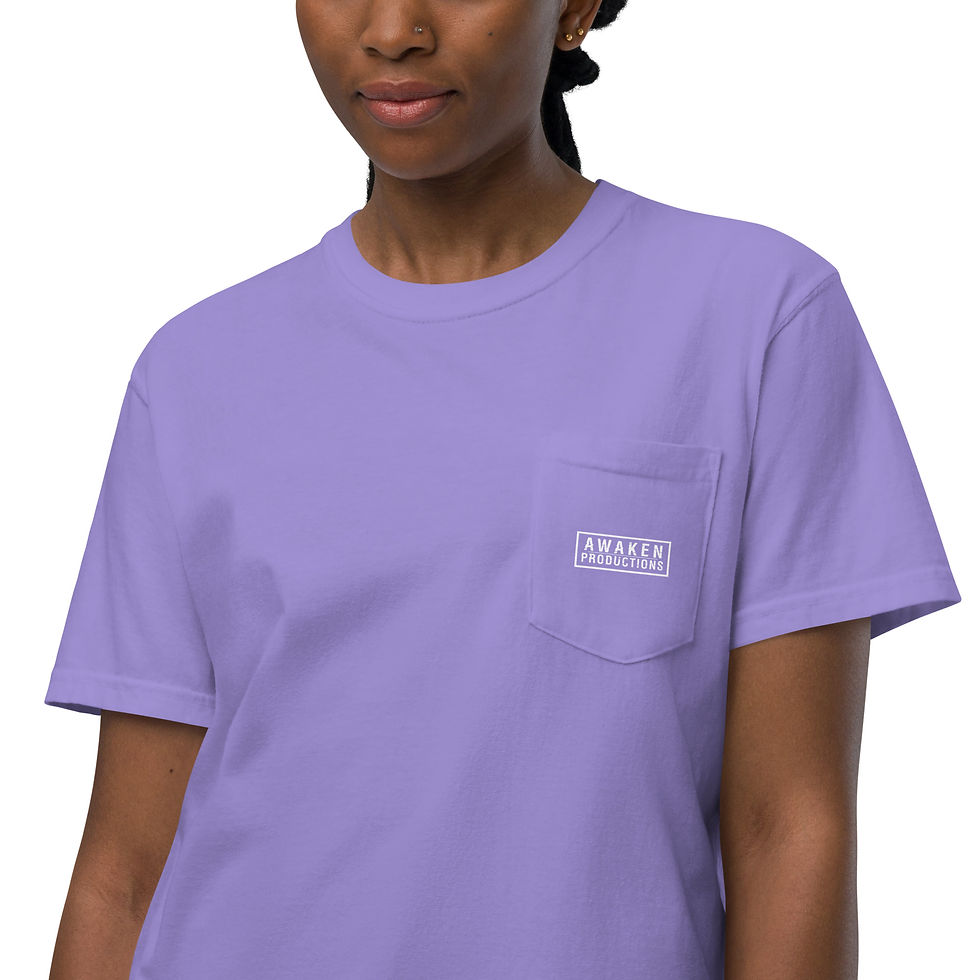 Thumbnail: Awaken Productions AW05 || Unisex garment-dyed pocket t-shirt