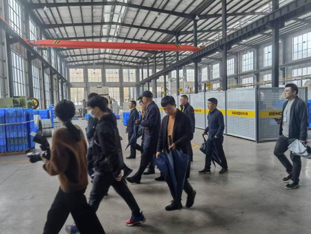 Wang Yi, the head of Jinyun County, Zhejiang Province, and his delegation visited KEHON smart locks for inspection and guidance