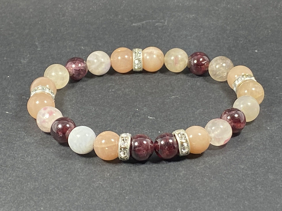 Bracelet S05 : Confiance - Vitalité - Décomplexante – 8 mm