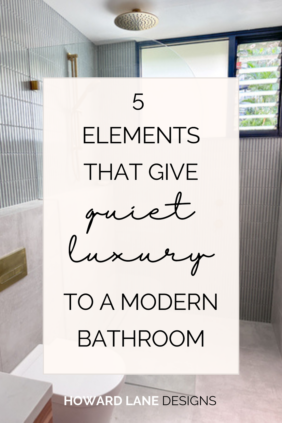 luxury modern bathroom