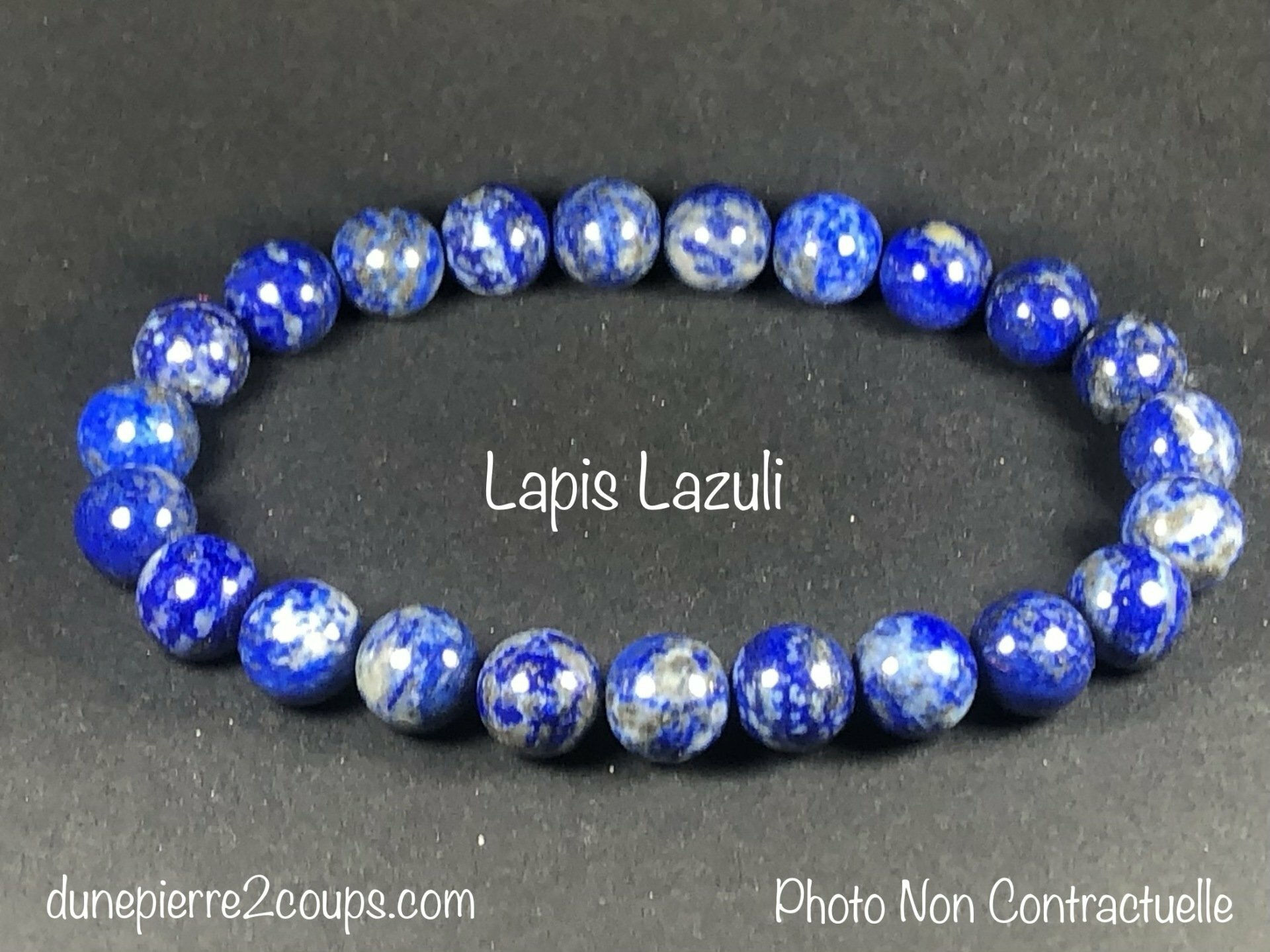 Bracelet Lapis Lazuli – 8 mm