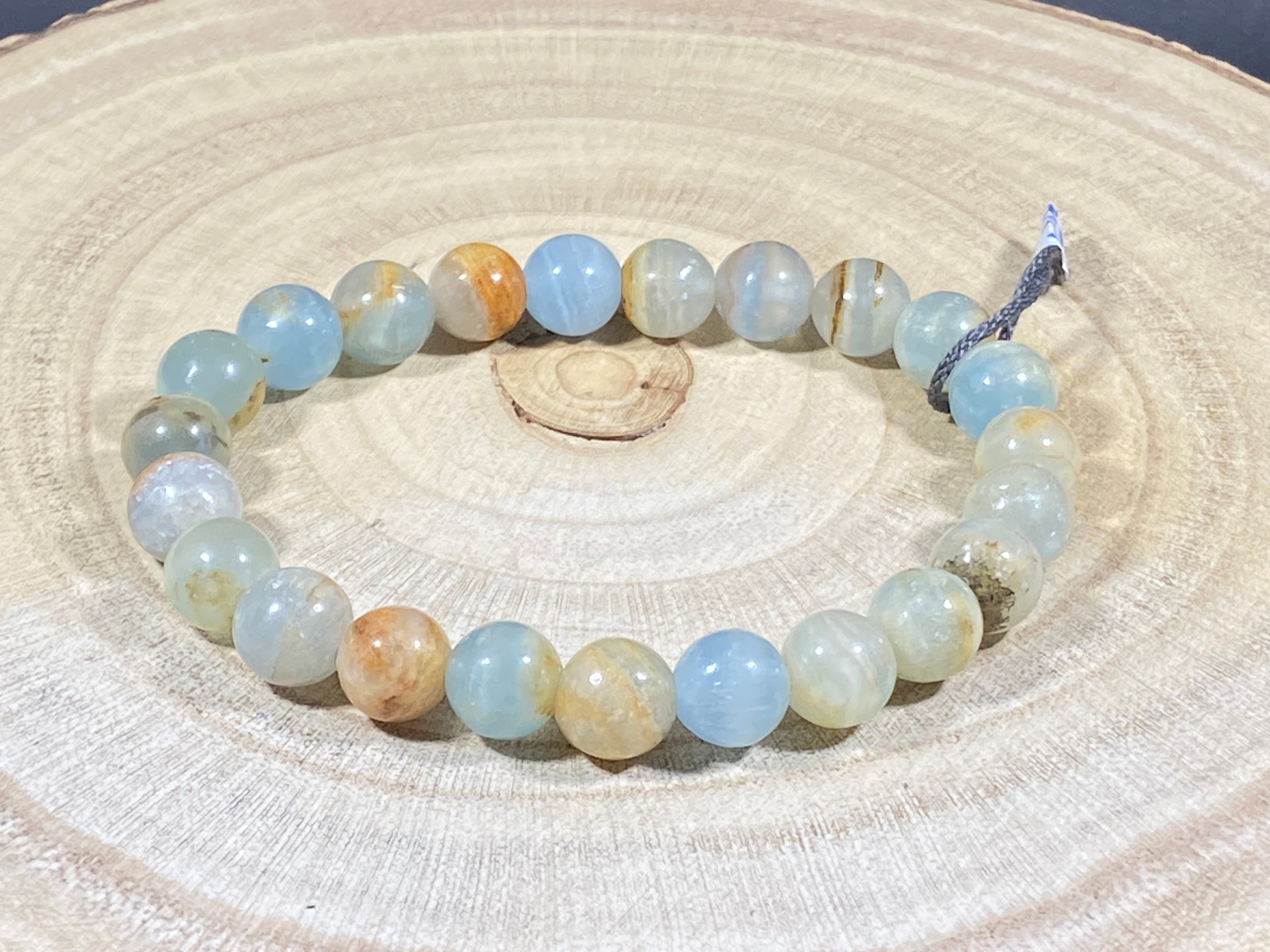 Bracelet Calcite Mixée – 8 mm
