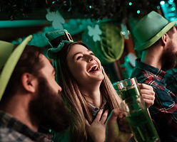 Irish Pub people celebrating
