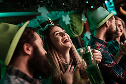 Irish Pub people celebrating